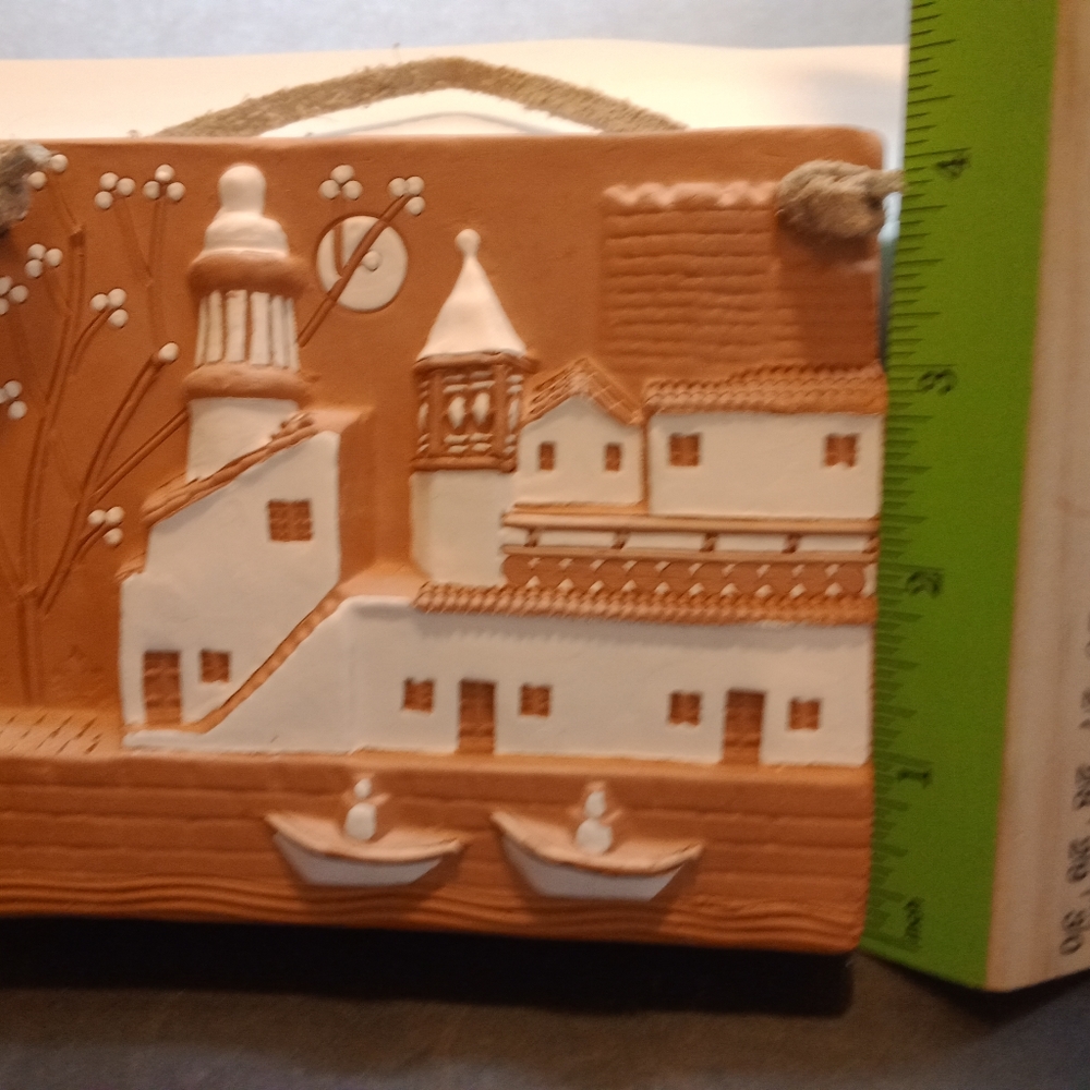 Luis Soares set of 3 wall plaques. Made in 1989. Portugal. Signed on the back. - Picture 3 of 11